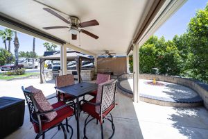 Site 167 Large Allumawood with Built-In BBQ and Fire Pit