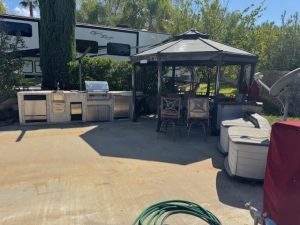 Site 225 Private Lot with Built-In BBQ and Gazebo